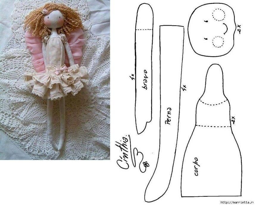Новогодние куклы тильда: делаем поделки новый год из ткани своими руками
