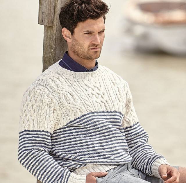 Как связать мужской свитер спицами: простые модели и советы по их вязанию для начинающих