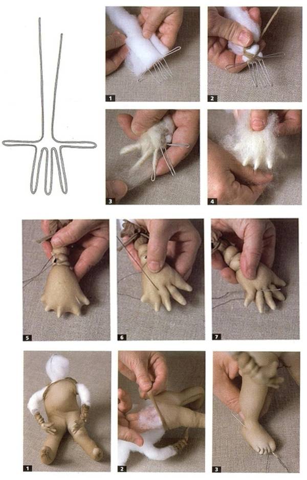 Как сшить куклу из капроновых колготок пошаговое фото для начинающих
