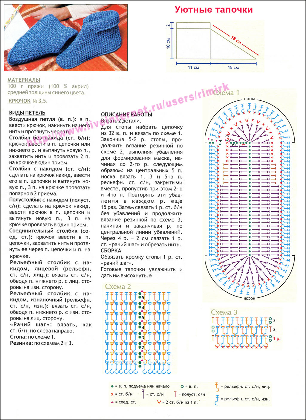 Вязание следков крючком для начинающих: подробная инструкция с фото :: syl.ru
