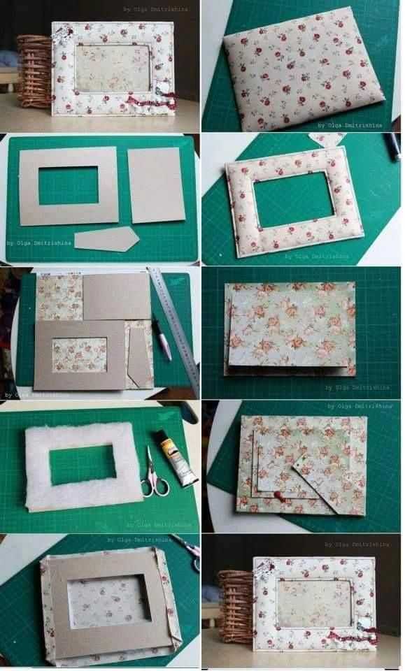 Рамки для фото своими руками из картона и бумаги