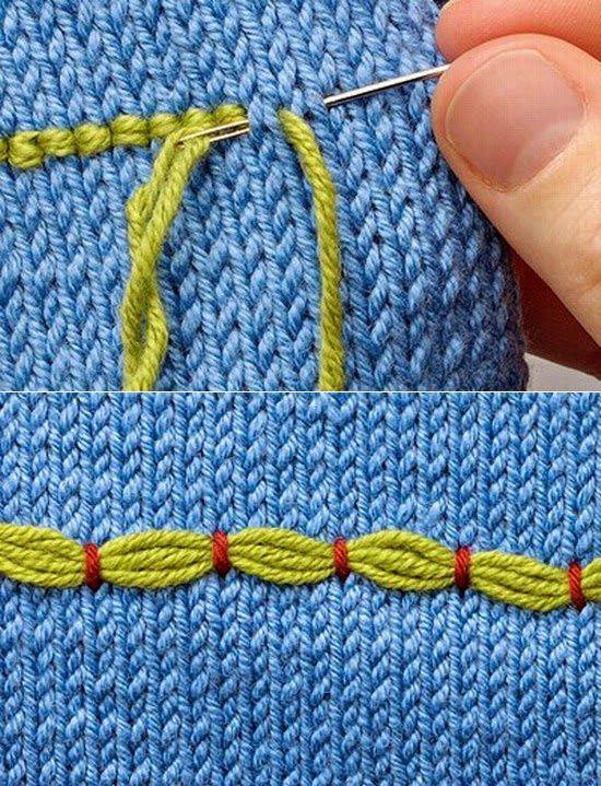 Вышивка по вязаному полотну: мастер класс для детей и для начинающих рукодельниц