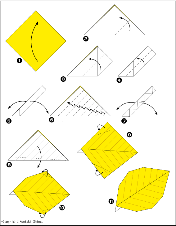Осенние листья своими руками: оригами своими руками