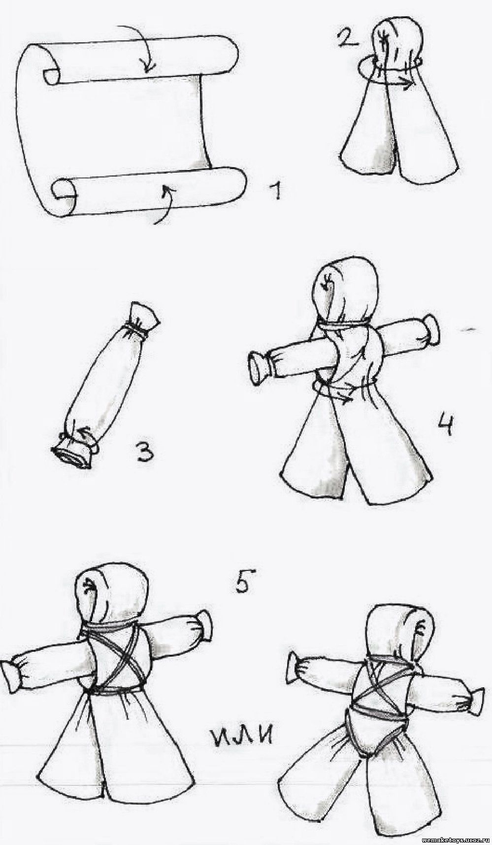 Как сделать куклу-оберег из ткани своими руками