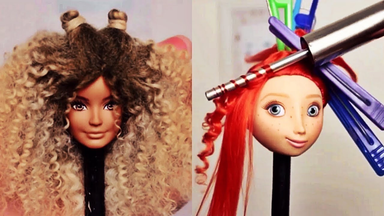 Как выпрямлять волосы кукле: несколько простых этапов