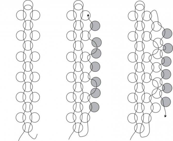 Браслет из бусин своими руками схемы