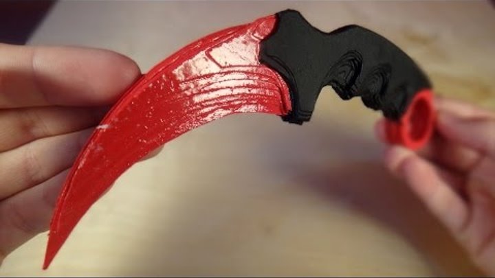 Нож керамбит из бумаги: схемы как сделать своими руками