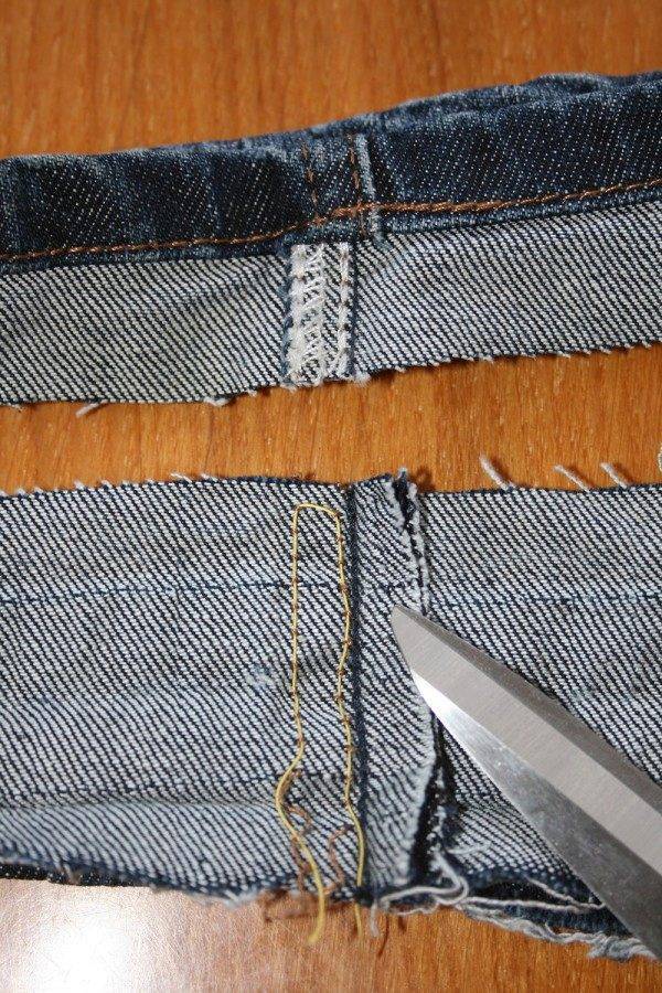Как правильно подшить джинсы, учимся сохранять фабричный шов