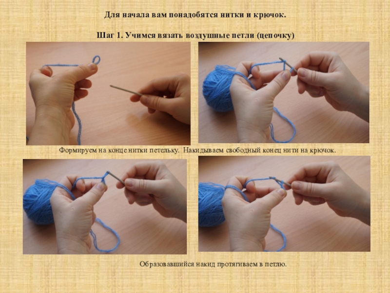 Основные виды петель при вязании крючком: схемы, фото инструкция