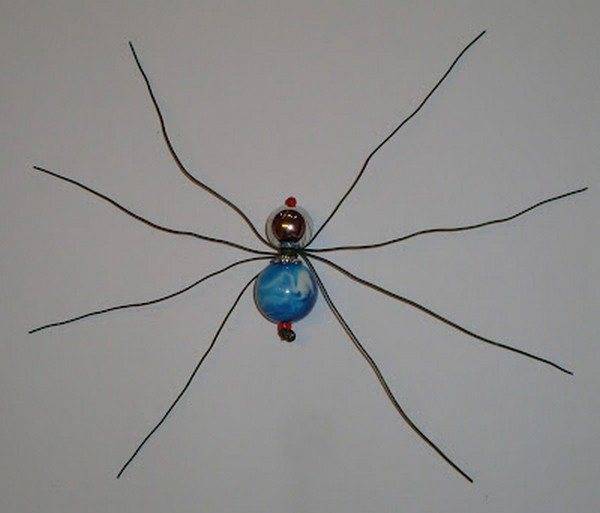 Как из бисера сделать паука