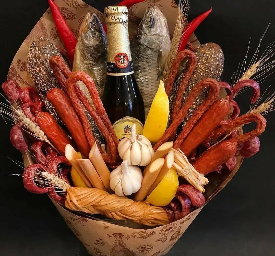 Как сделать мужской букет своими руками: 6 идей