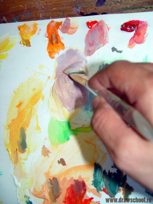 Искусство живописи масляными красками на холсте, обучение