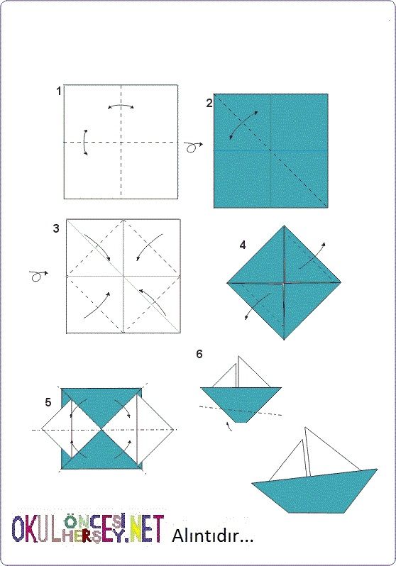 Оригами кораблик - топ-180 фото простых и сложных изделий, поэтапная инструкция, простые схемы оригами для детей