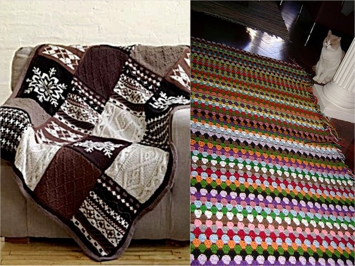 5 вариантов пледов из старых свитеров своими руками с фото и описанием