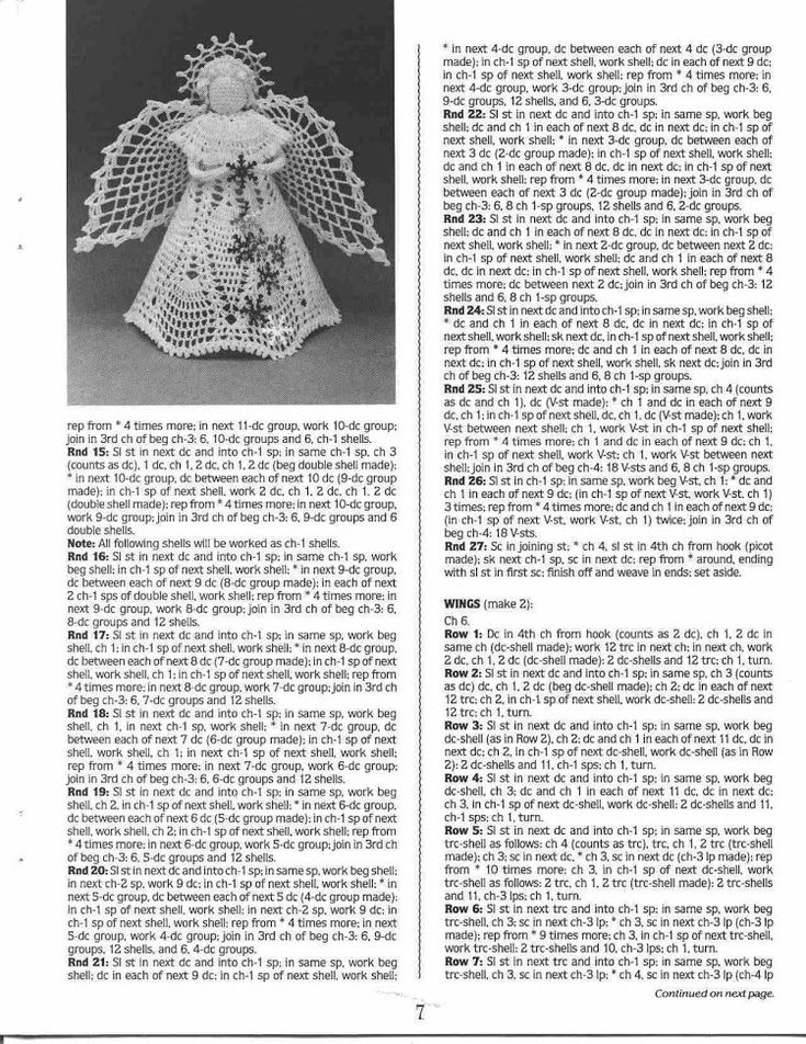 Вязаный ангел: схема для вязания крючком и описание - статьи - домашнее хобби - homemania