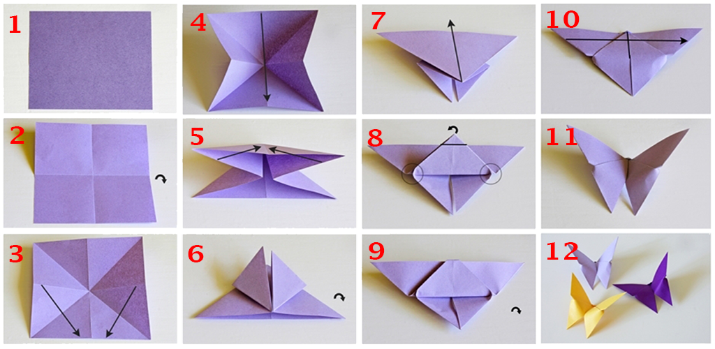 Бабочка из бумаги видеоурок. оригами из бумаги бабочка
