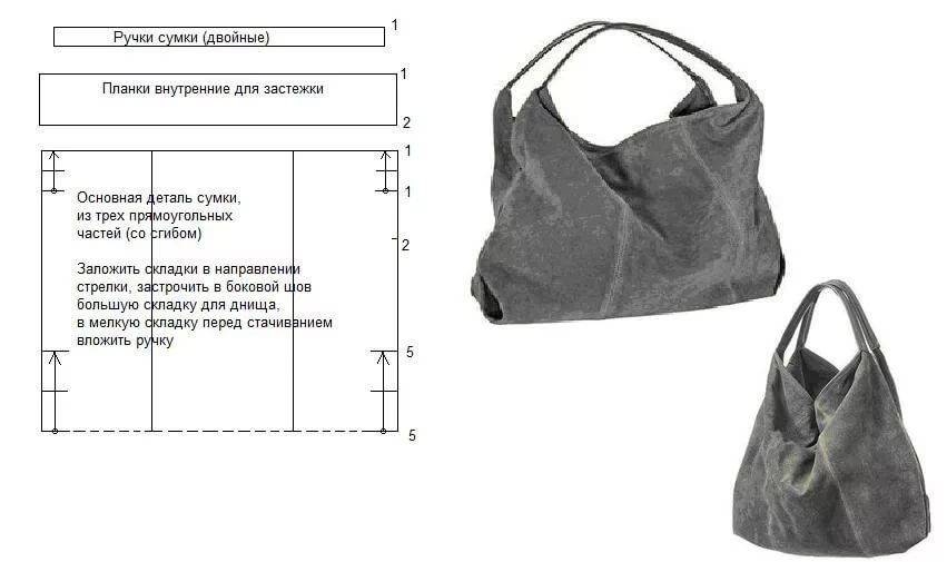 Выкройки сумок модели и схемы с фото с размерами
