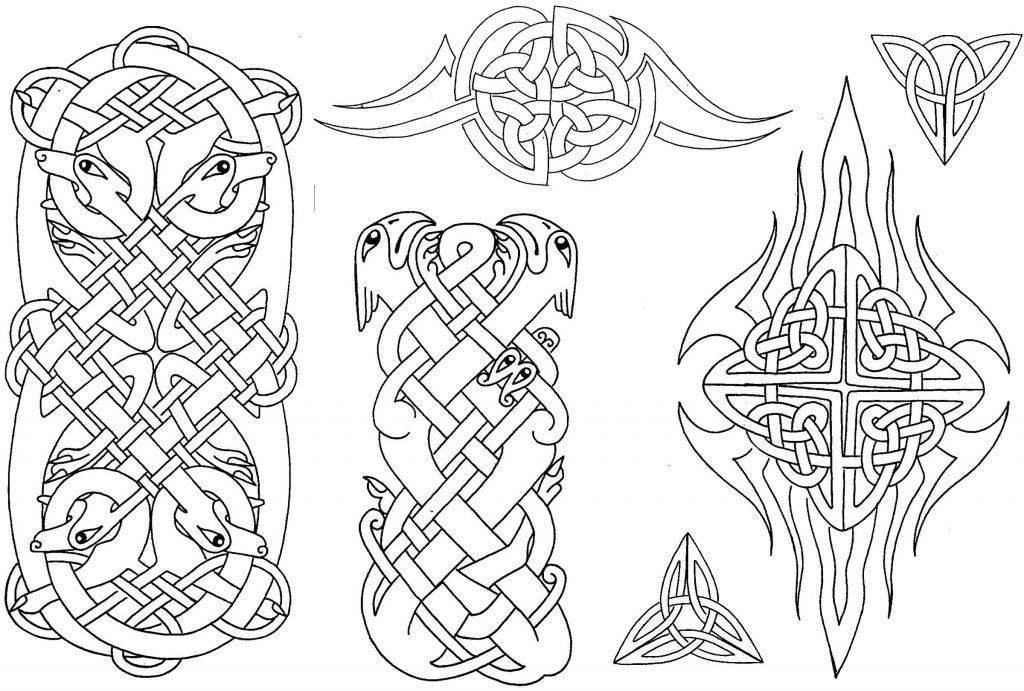Кельтские тату. значения и эскизы, топ-8 орнаментов + 105 фото