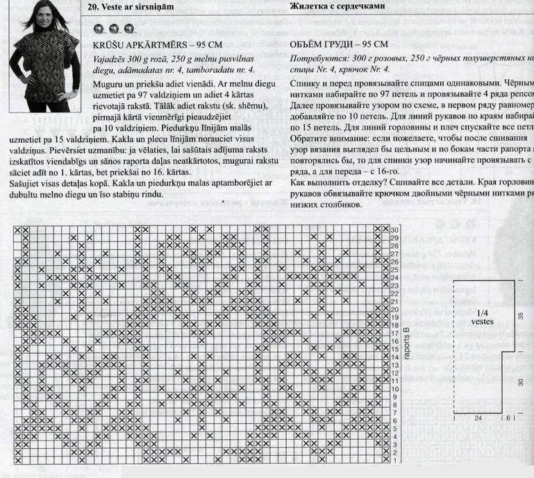 Узор скандинавский спицами схема