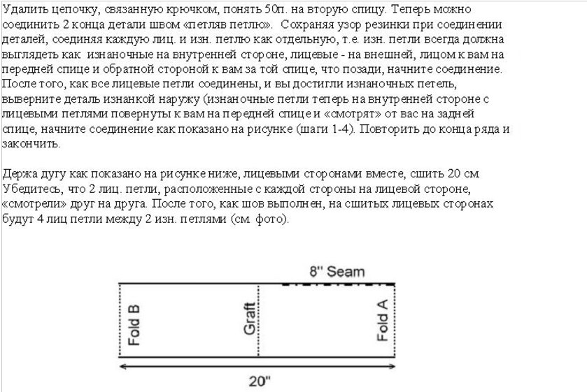 Вязаная чалма спицами с описанием и схемами