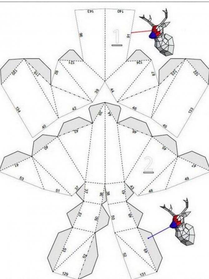 Паперкрафт как сделать схему самому