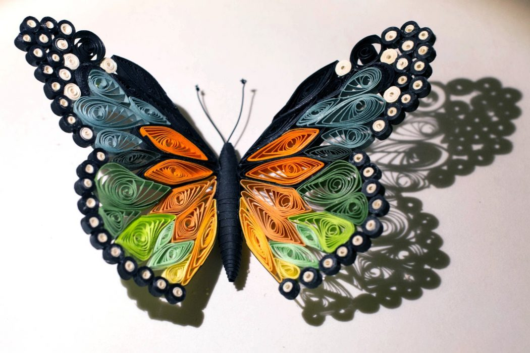 Квиллинг бабочки: мастер-класс для начинающих