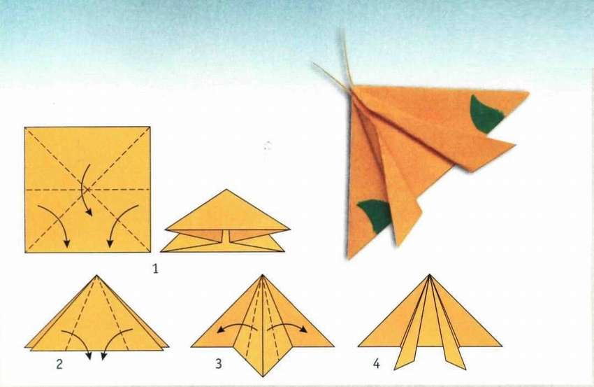 Модульное оригами «бабочка». пошаговая инструкция с фото