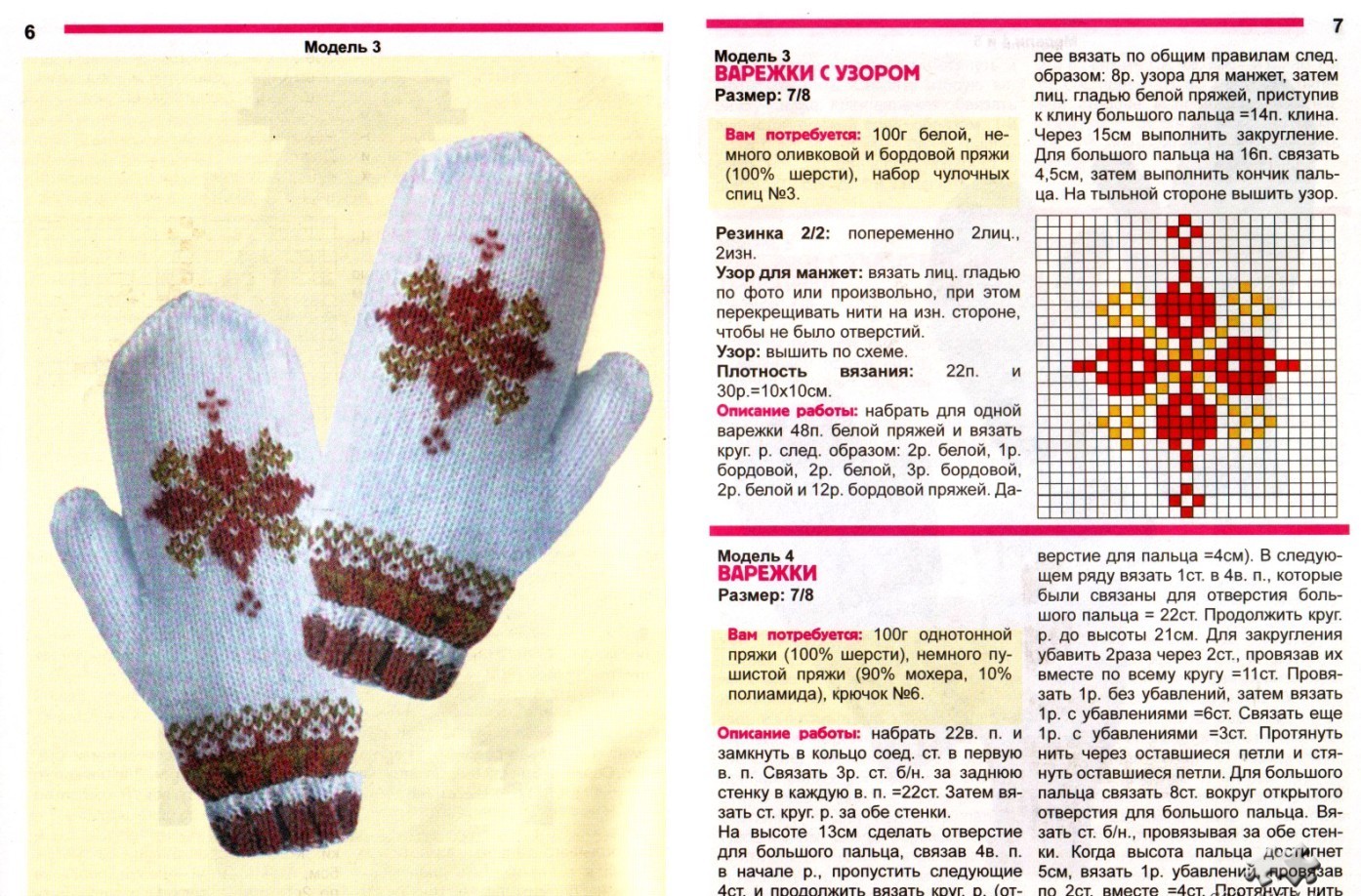 Вязание варежек на двух спицах: просто и быстро :: syl.ru