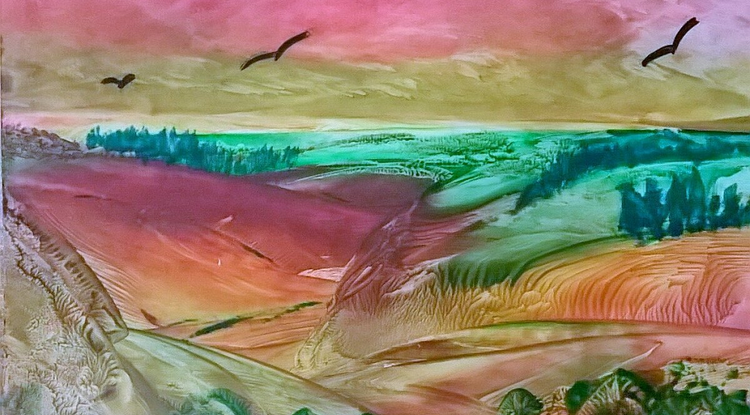 Энкаустика. удивительные картины ольги гришняковой