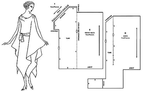 Платье балахон выкройка своими руками