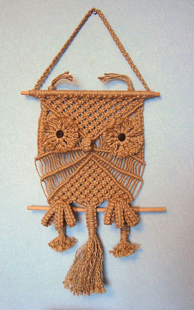 Макраме сова ⋆ страна рукоделия - вязание и вышивка своими руками