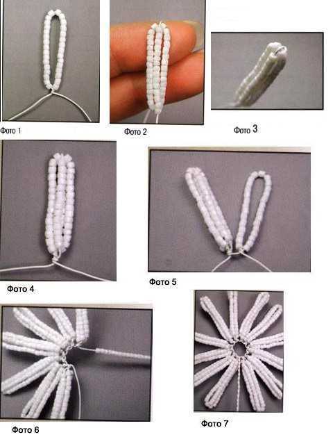 Ромашка из бисера: мастер класс и схема плетения своими руками