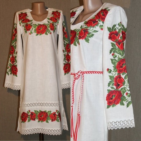 Свадебные платья в украинском стиле: варианты вышитых современных платьев украинских невест