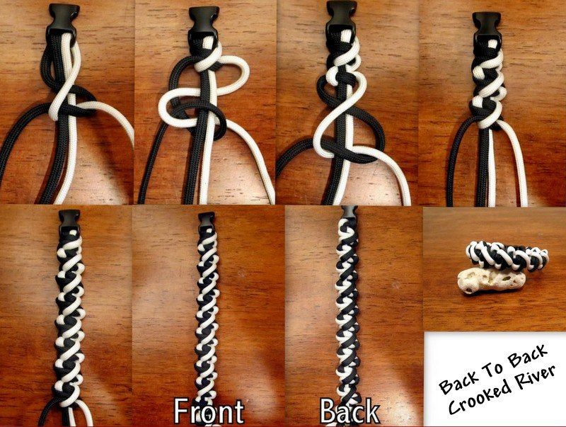 Плетение браслетов из шнурков