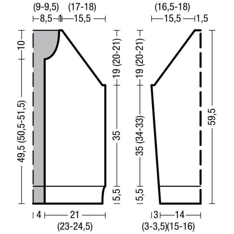 Выкройку кардигана