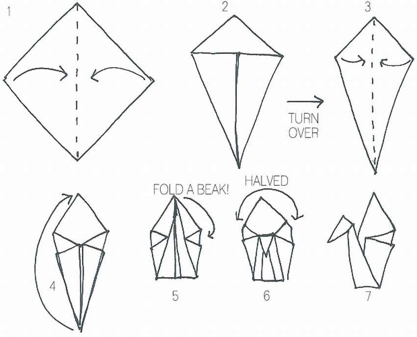 Как сделать лебедя из бумаги: инструкция для начинающих - handskill.ru