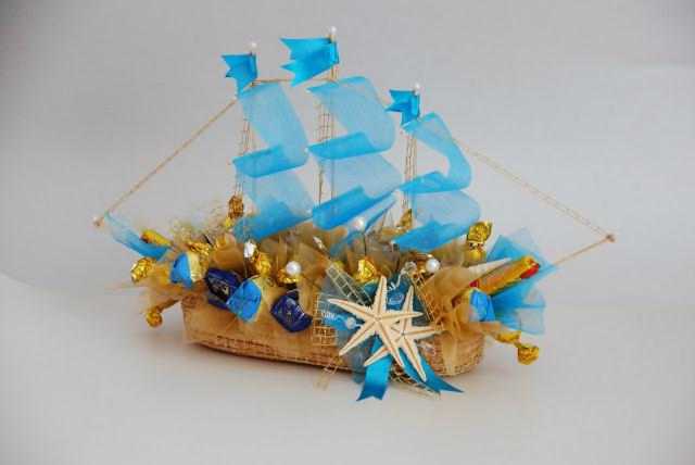 Мастер-класс свит-дизайн моделирование конструирование корабль из конфет + мк