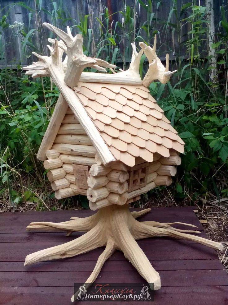 Изделия из дерева своими руками, поделка для дачи и сада