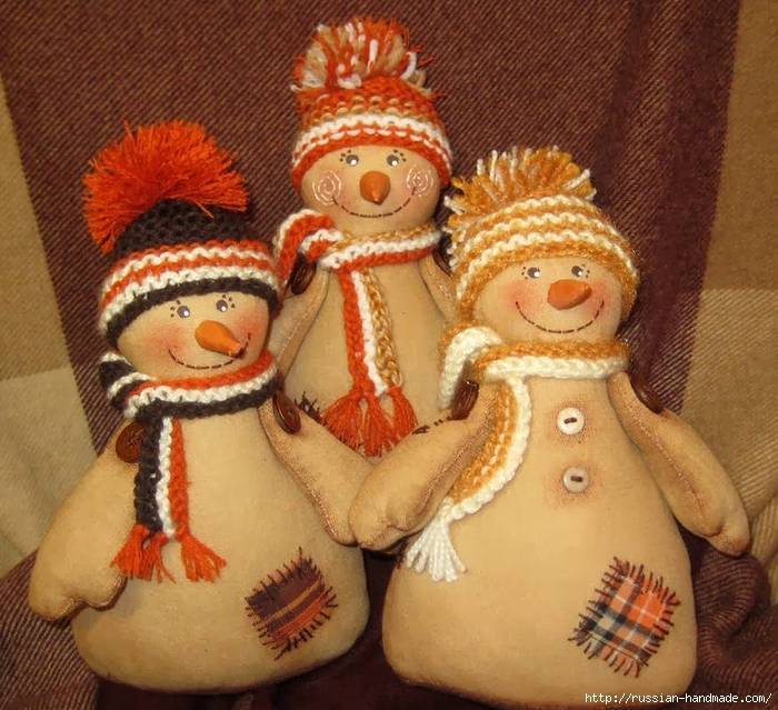 Снеговики своими руками: 10 вариантов, 100 фото как сделать снеговиков на новый год