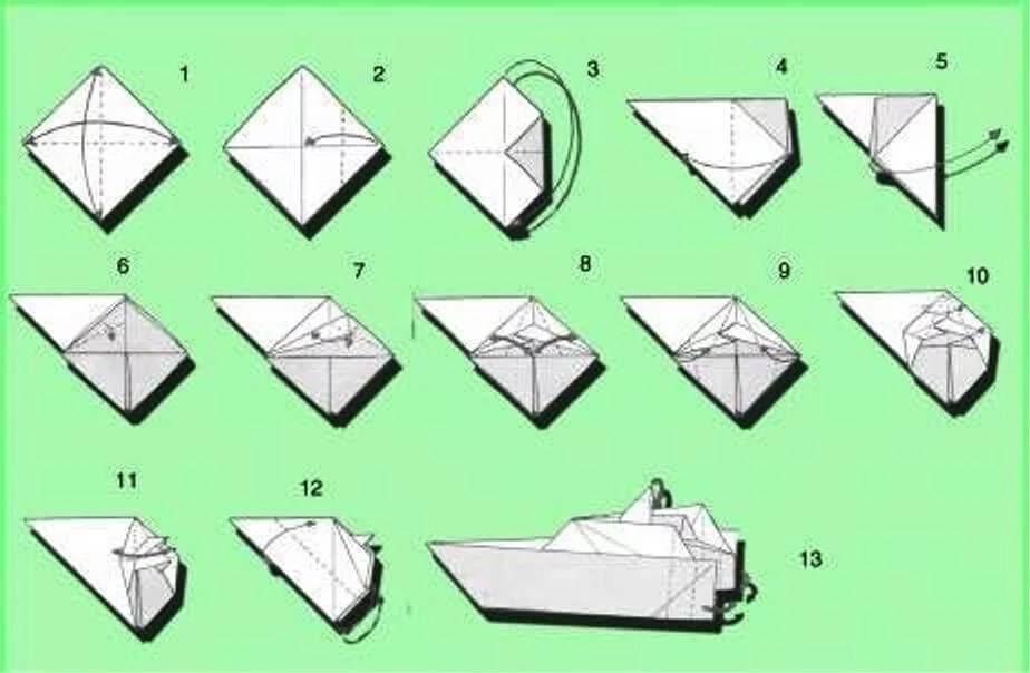 Как сделать кораблик из бумаги а4 пошаговая инструкция для начинающих фото пошагово