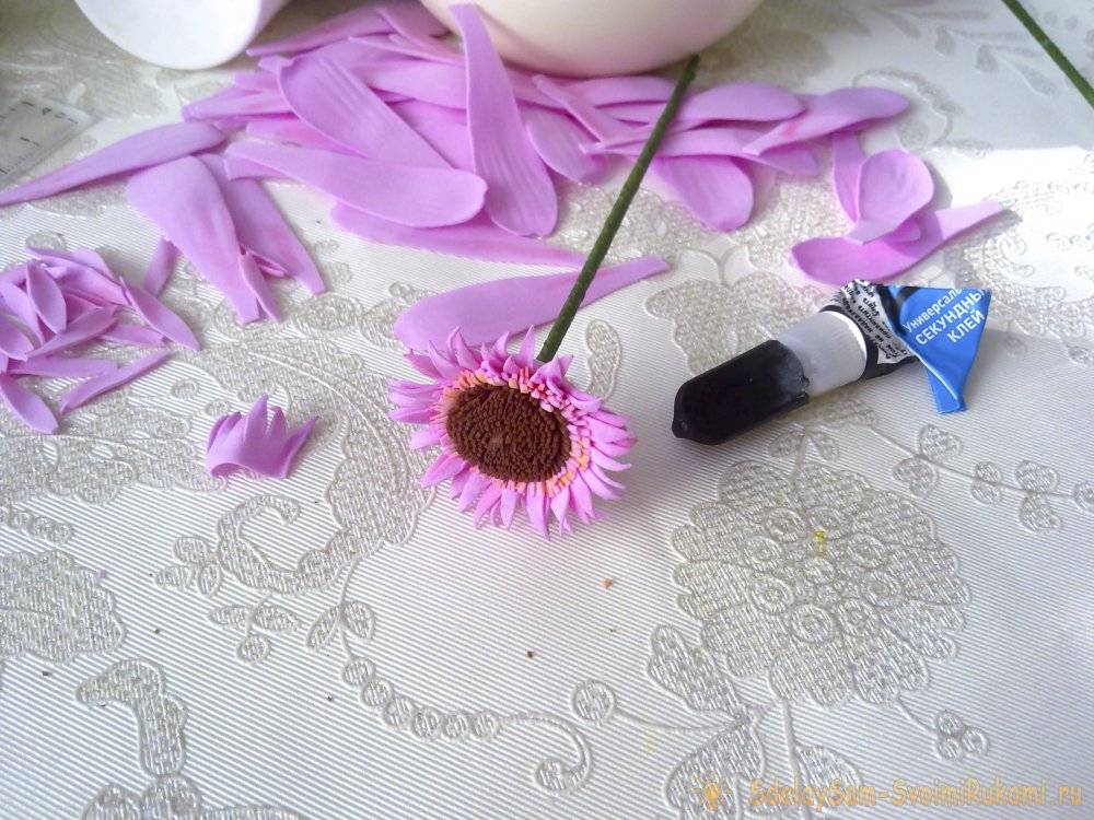 Как сделать цветы из фоамирана