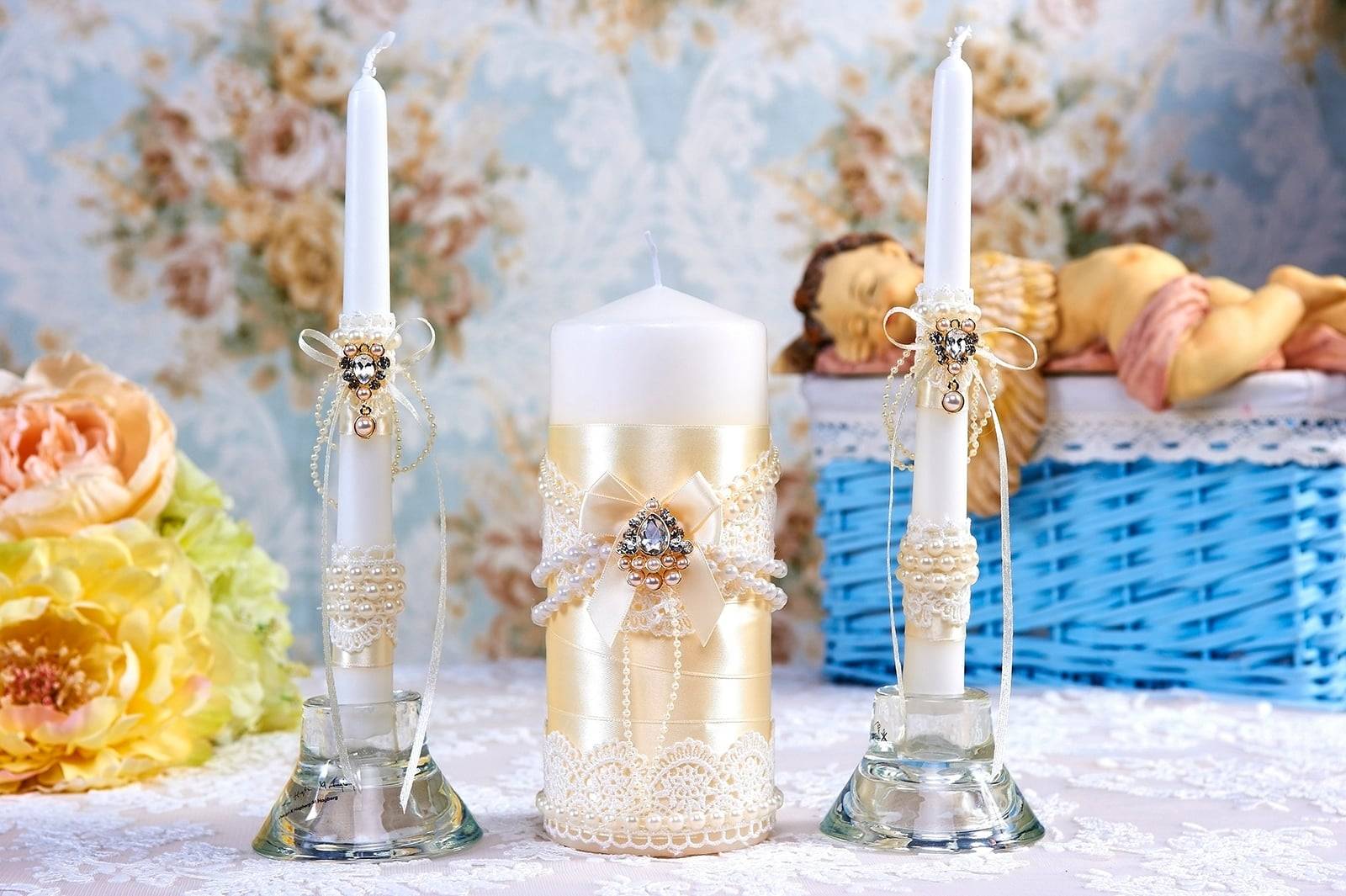 Свадебные свечи (фото)