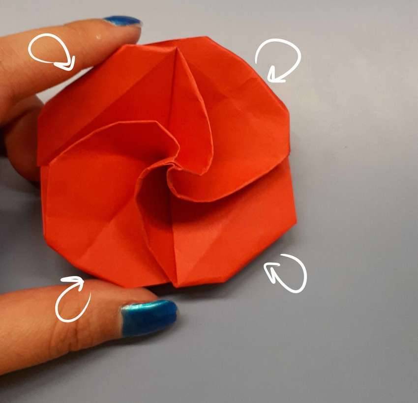 Роза из бумаги (120 фото) - лучшие решения по созданию красивых цветов в технике оригами