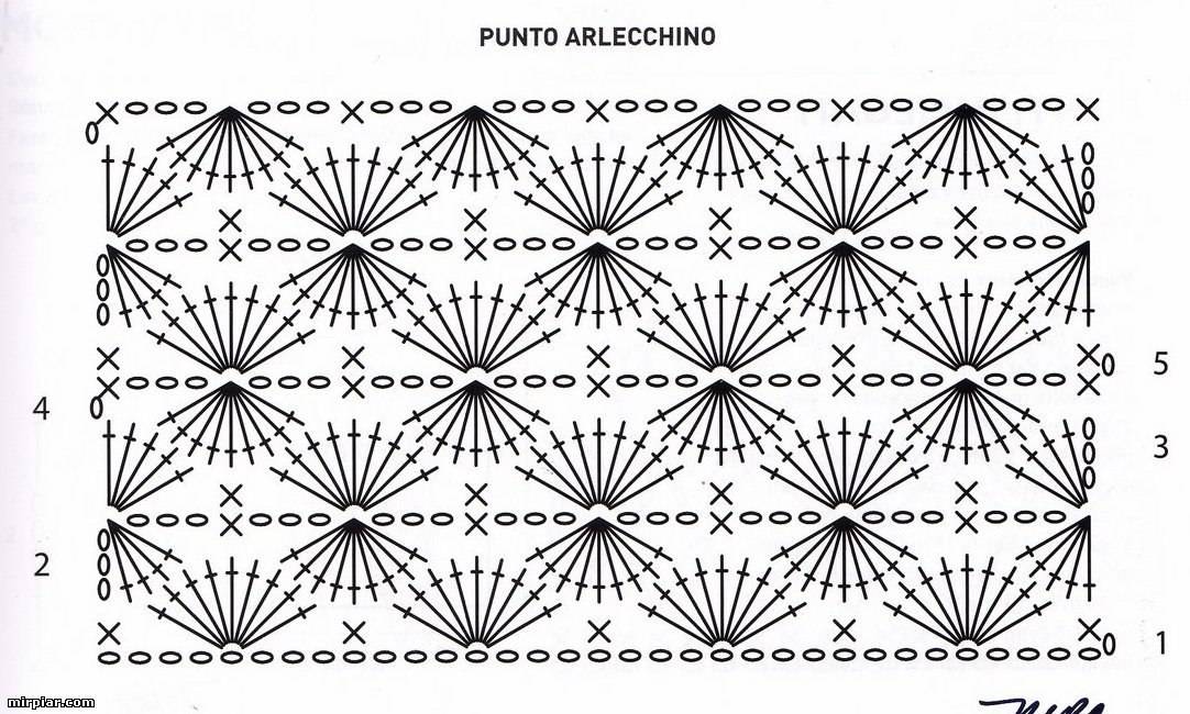 Ажур крючком со схемами простые и красивые