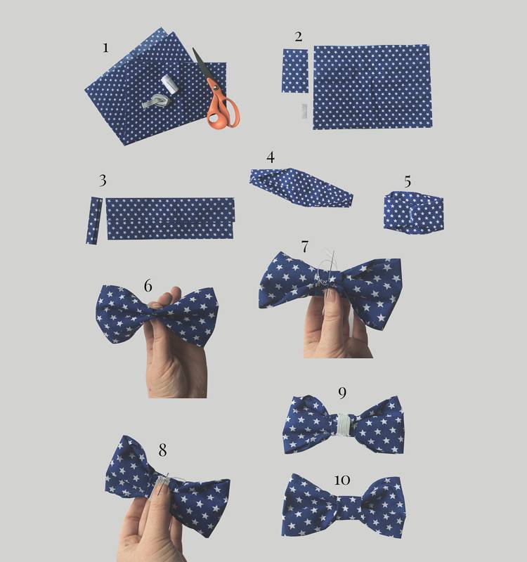 Как сделать бабочку из галстука