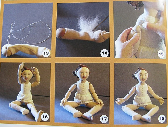 Как сделать интерьерную куклу своими руками