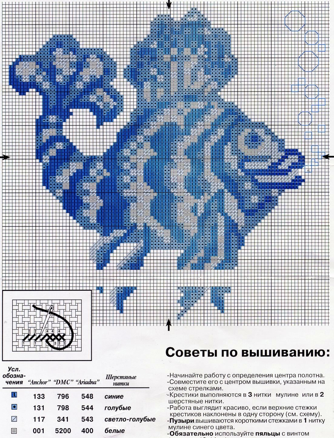 Схемы вышивки крестом гжель: скачать бесплатно, для вышивок крестом