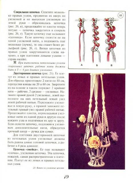 Макраме кашпо для цветов для начинающих схема