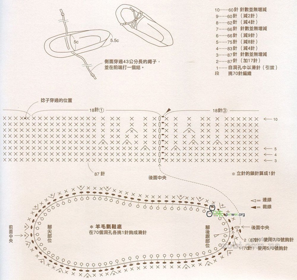 Тапочки крючком схемы с описанием