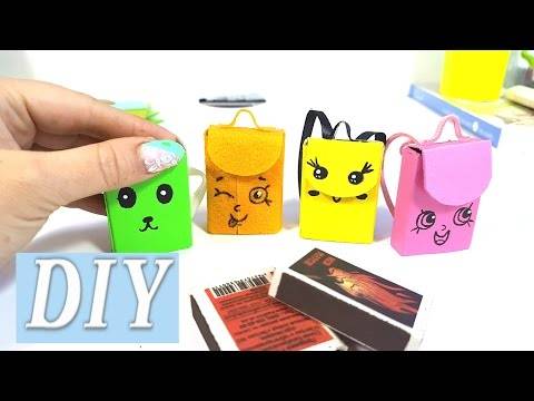 Как сделать портфель для кукол своими руками из бумаги